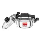 Prestige Flip on Tri Ply Stainless Steel Pressure Cooker 180m With Glass Lid 2L