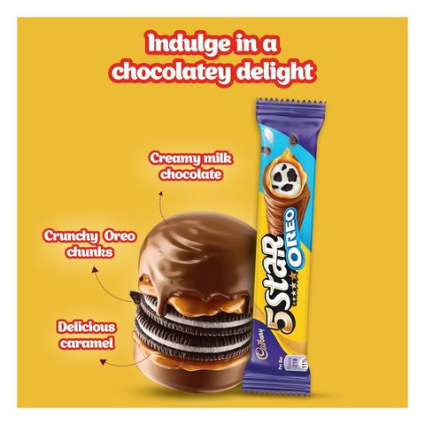 Cadbury 5 Star Oreo Chocolate Bar 40g