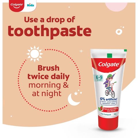 Colgate KidsToothpaste NSmnt flvr80g6-9Y
