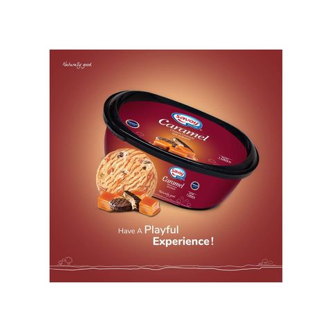 Savoy Caramel Choco Crunch Ice Cream  1L