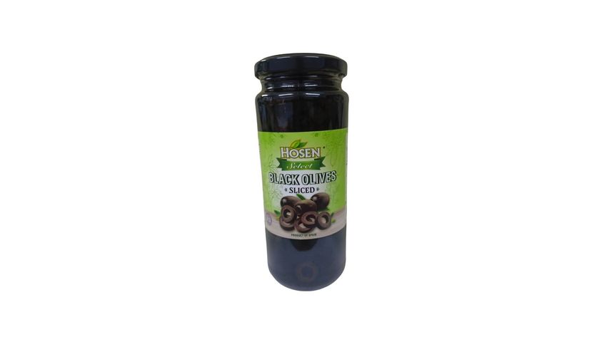 Hosen Black Sliced Olives 345g