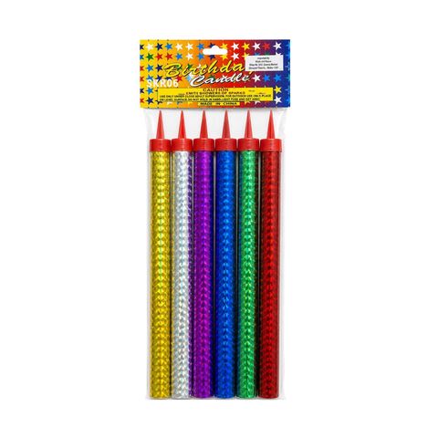 Sparkling Candle With Music 6 Pieces