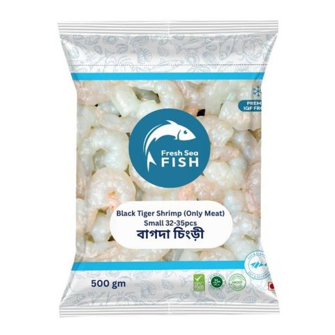 Black Tiger Shrimp Only Meat Small 500g
