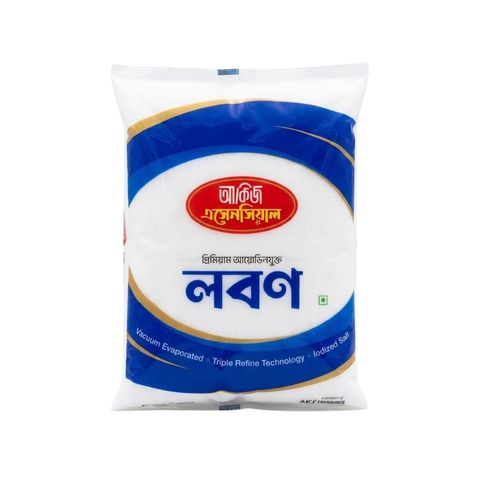 Akij Essential Lodized Salt 1kg