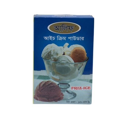 Alif Ice Cream Powder Vanilla 150g