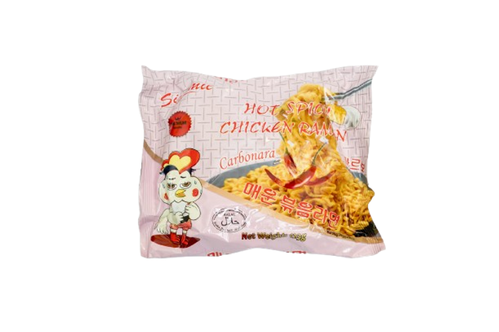 Sinomie Hot Spicy Chicken Ramen Carbonara 123g