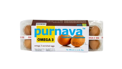 Purnava Omega-3 Eggs 12 Pieces