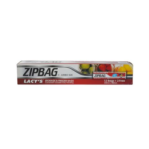 Lacy's Zipbag Jumbo Size 1 Piece