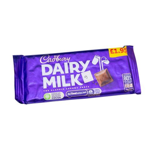 Cadbury Dairy Milk Chocolate Bar 95g