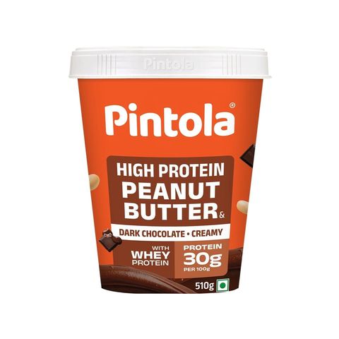 Pintola High Protein Dark Chocolate Peanut Butter Creamy 510g