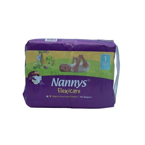 Nannys Baby Diaper Belt Type Flexicare 44 Pieces