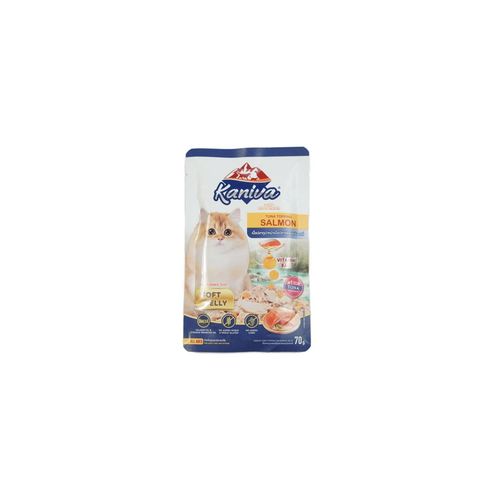 Kaniva  Tuna Topping Salmon  Cat Pouch  70g