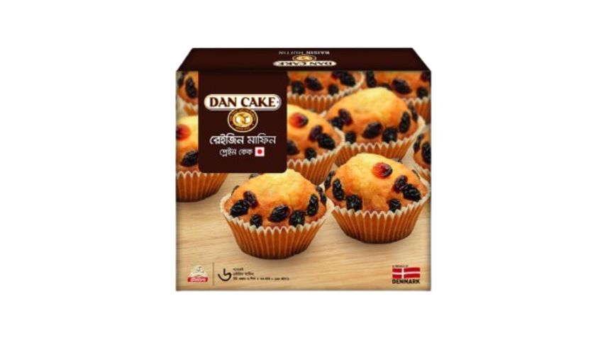 Dan Cake Raisin Muffin Plain Cake 198g