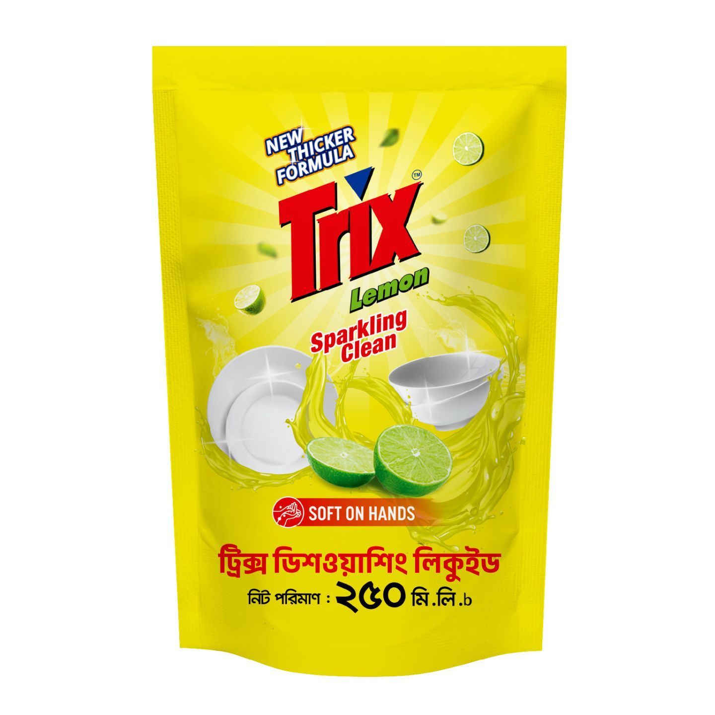 Trix Dishwashing Liquid Lemon Refill 250ml