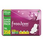Freedom Heavy Flow Wings Sanitary Napkin 30 Pads