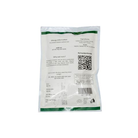 Royal Gardens Garlic Roasted Cashews 100g