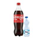 Buy Coca-Cola Pet 1L & Get Free Kinley Water 500ml