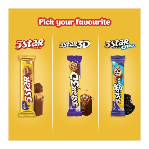 Cadbury 5 Star Oreo Chocolate Bar 40g