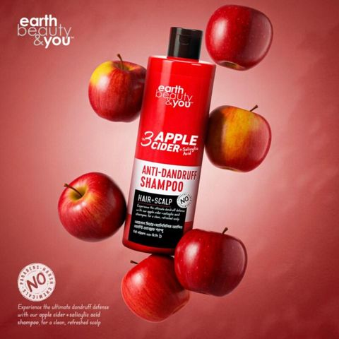 Earth Beauty & You Anti - Dandruff Shampoo 03 Apple Cider 350ml