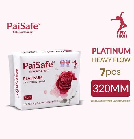 Paisafe Platinum Sanitary Pad 320mm 7 Pieces