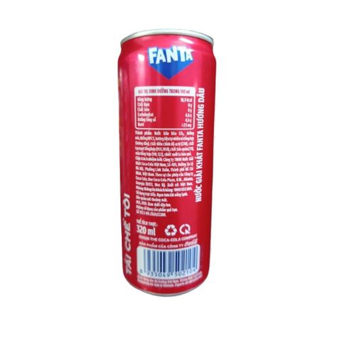 Fanta Strawberry Can 320ml