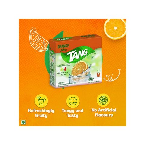Tang Orange Flavoured Instant Drink Powder 75g