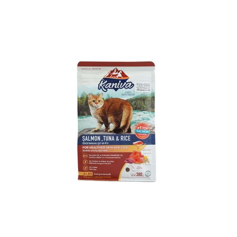 Kaniva Salmon Tuna & Rice Cat Dry Food 380g