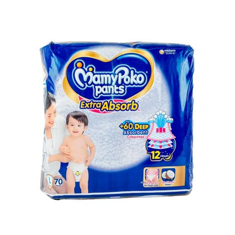Mamy Poko Pants L (9-14kg) 70 Pieces