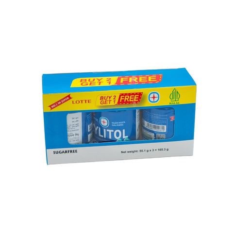 Buy 2, Get 1 Free Lotte Xylitol Handy Bottle Fresh Mint 55.1g