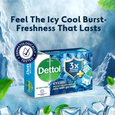 Dettol Soap Cool Odour Protection 70g
