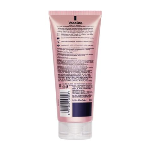 Vaseline Gluta Hya Dewy Radiance Serum in Lotion 200ml