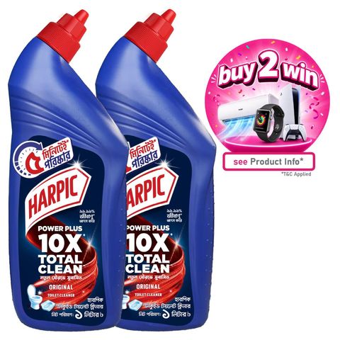 Harpic Liquid Toilet Cleaner Original Combo Pack 2x1L