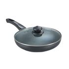 Prestige Omega Deluxe Granite Non Stick Round Base Fry Pan With Glass Lid 1.7L Black 1 Piece