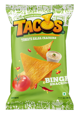 Tacos Tomate Salsa Crackers 30g