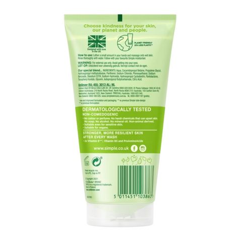 Simple Kind to Skin Refreshing Facial Wash Gel 150ml