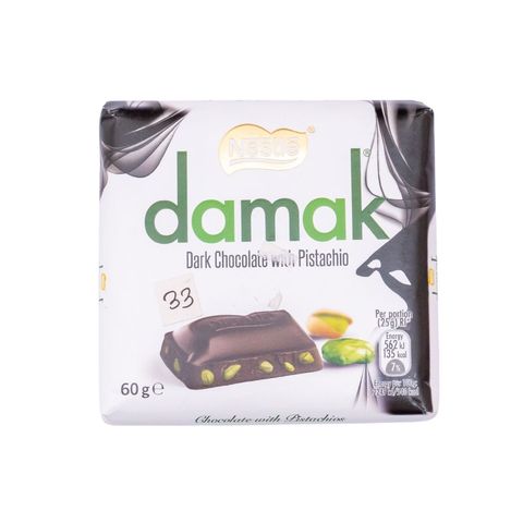 Nestle Damak Dark Chocolate With Pistachio 60g