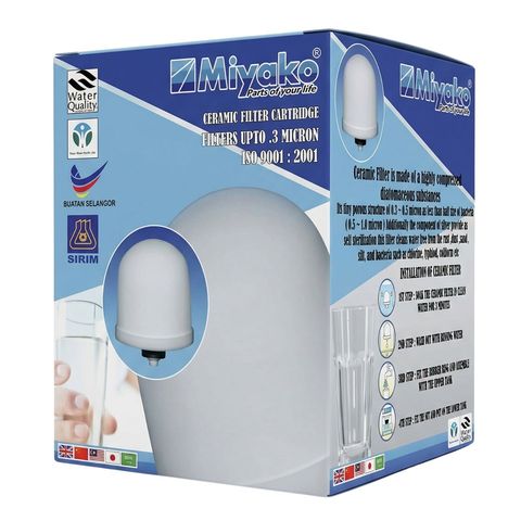 Miyako Ceramic Water Filter Assorted 1 Piece