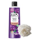 Buy 1 Lux Body Wash Black Orchid Scent & Juniper Oil 245ml & Get Free Body Scrub 1 Piece