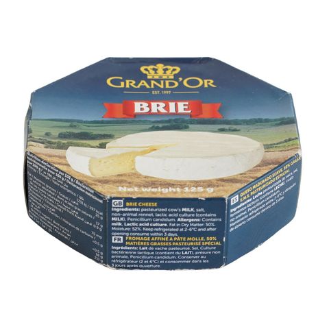 Grand'or Brie Cheese Portions 50% Fat 125g