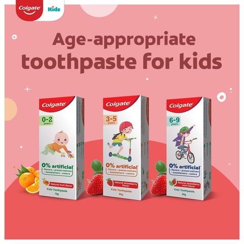 Colgate KidsToothpaste N St flvr 80g3-5Y