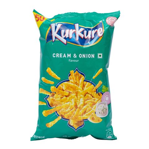 Kurkure Cream & Onion Chips 60g