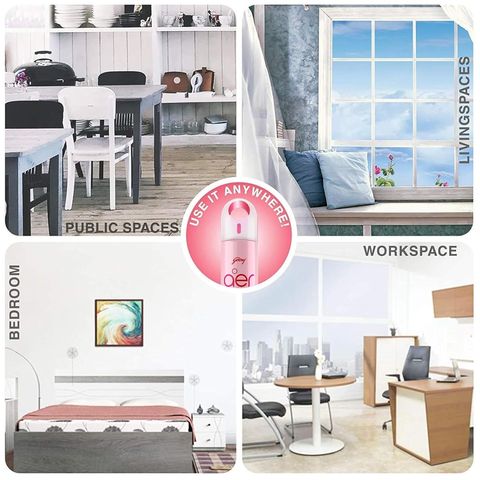 Aer Room Air Freshener Spray Petal Crush Pink 300ml