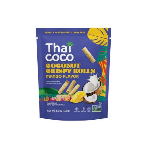 Thai Coco Coconut Crispy Rolls Mango Flavor 100g