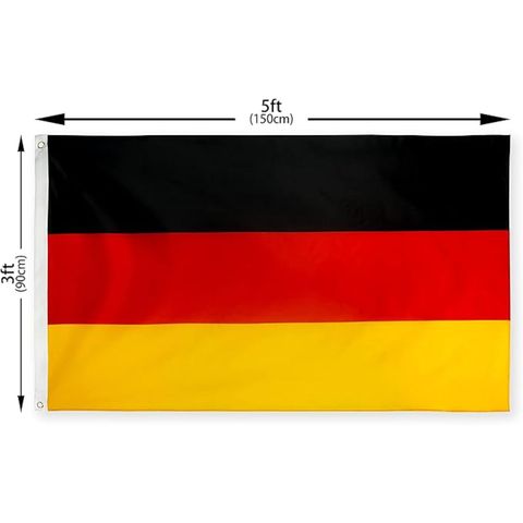 Germany National Flag 5 Feet By 3 Feet 1 Piece