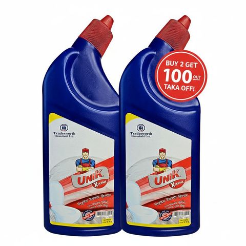 Unik Xtreme Toilet Cleaner 750ml (Buy 2 Get 100 Taka off )