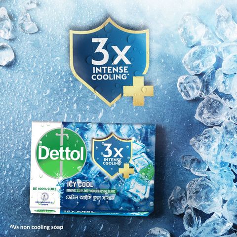 Dettol Soap Icy Cool 120g