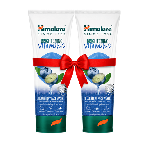 Himalaya Brightening Vitamin C Blueberry Face Wash 100ml B1G1 FREE