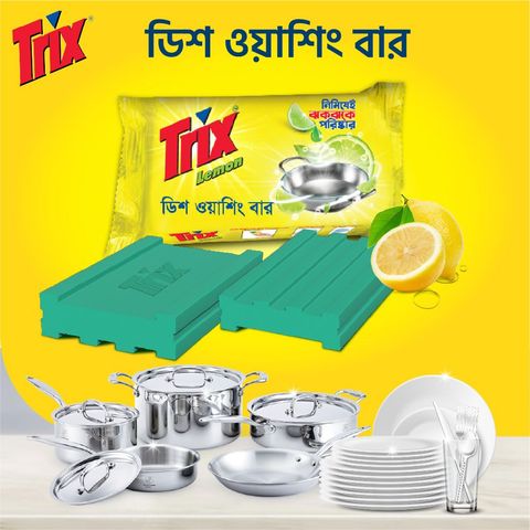 Trix Dishwashing Bar Lemon 300g