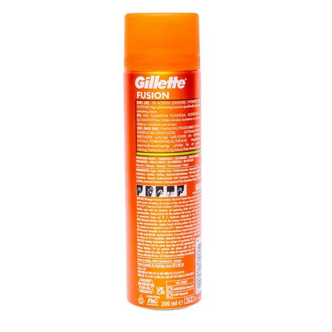 Gillette Fusion Shave Gel Sensitive 200ml