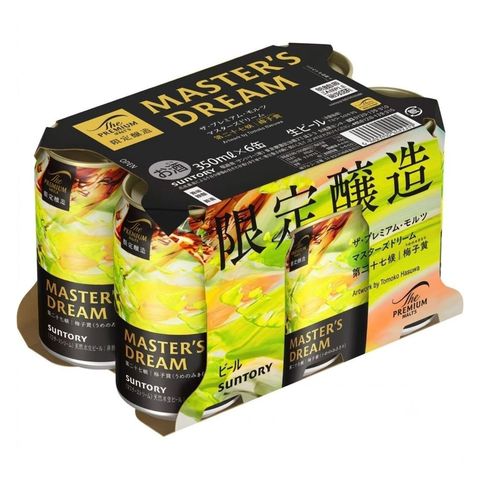 三得利 至尊麥芽 大師之夢 梅子黃 Alc. 4.5% 6 x 350毫升 [平行進口]